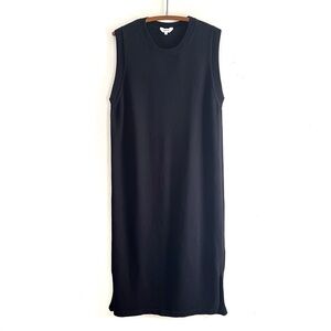 KOTN Knit Crewneck Tank Dress in Black Size XL